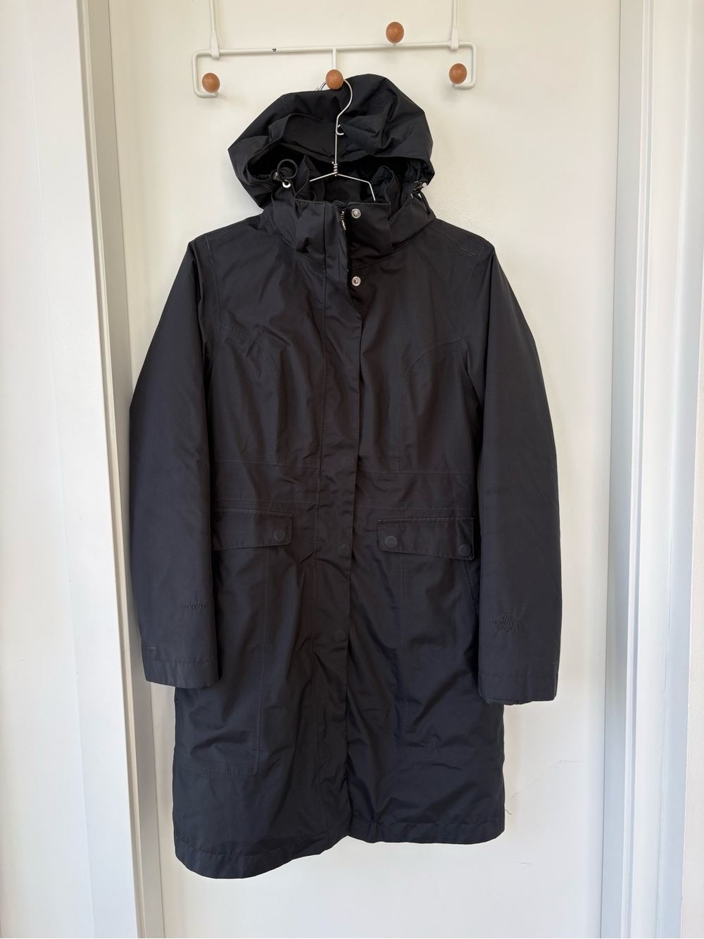 North Face HyVent Black 3-in-1 Triclimate Parka Size XS